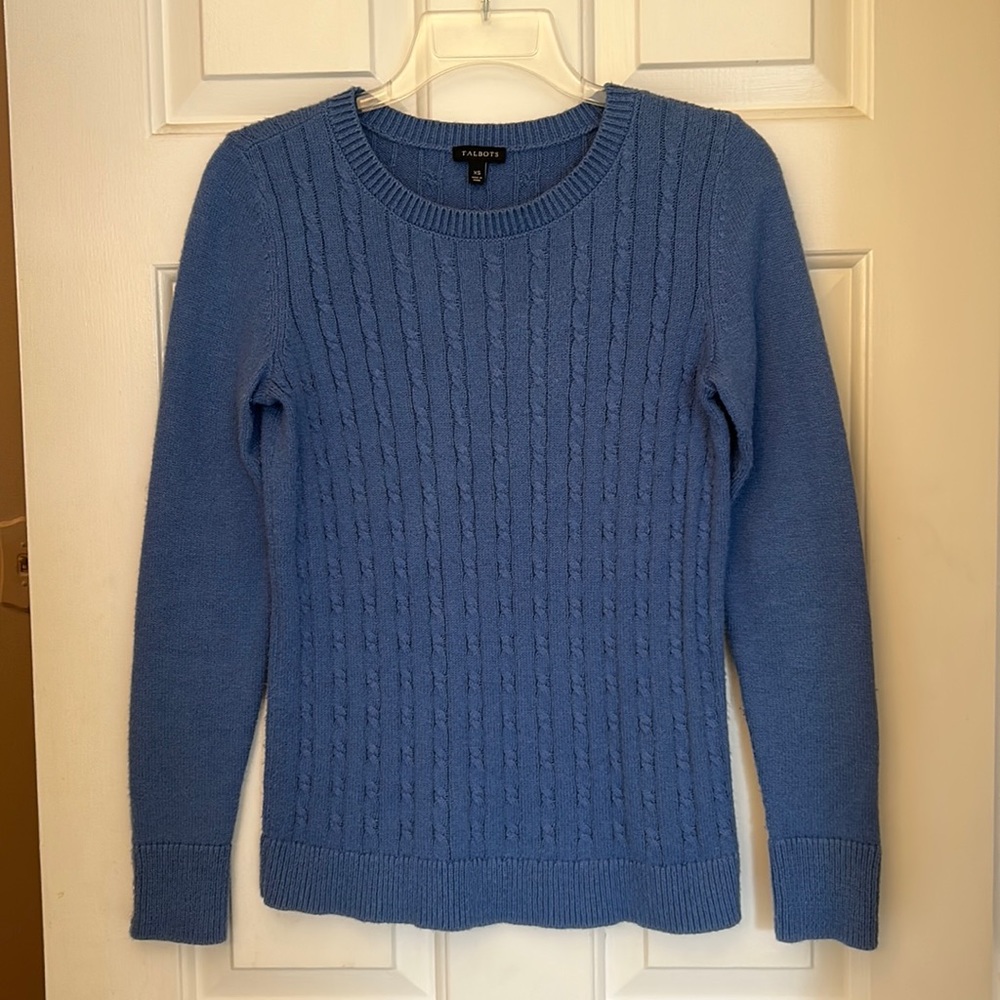 Talbots Blue Sweater XS
